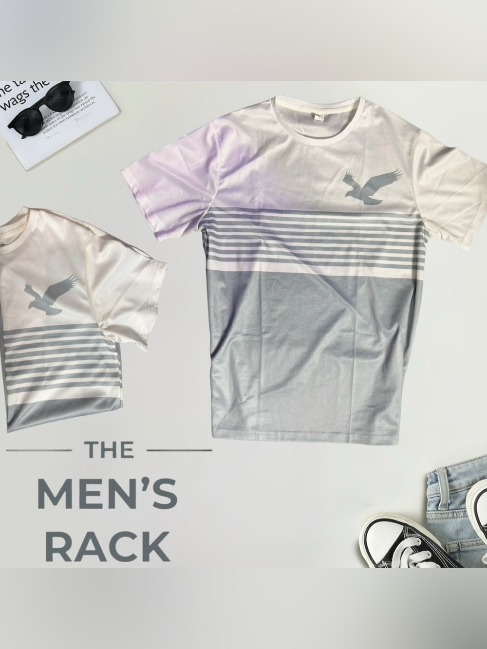 American eagle mock tee